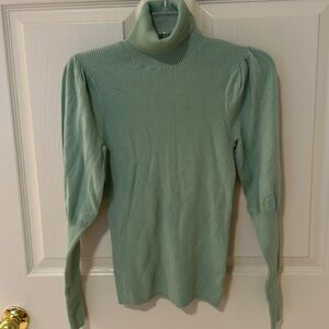 Puff Sleeve Turtleneck
